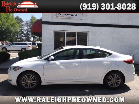2018 Hyundai Elantra for sale at Raleigh Pre-Owned in Raleigh NC