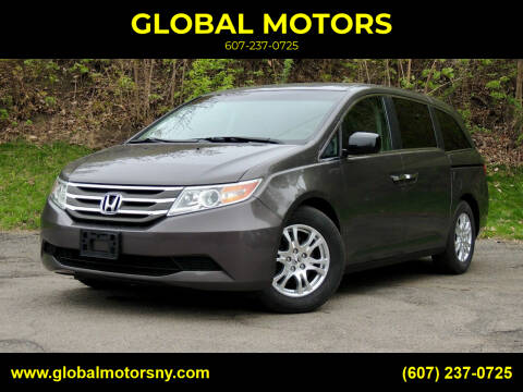 2013 Honda Odyssey for sale at GLOBAL MOTORS in Binghamton NY