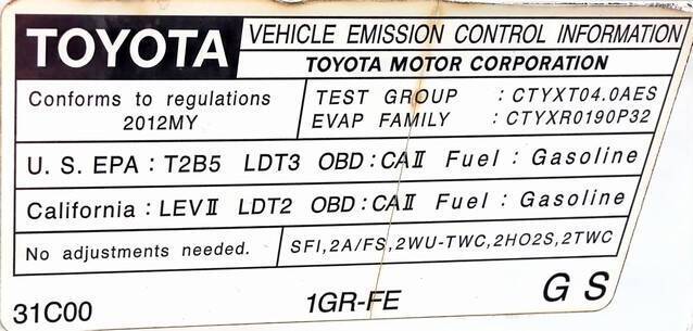 2012 Toyota 4Runner SR5