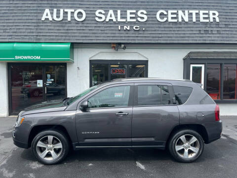 2016 Jeep Compass for sale at Auto Sales Center Inc in Holyoke MA