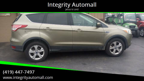 2013 Ford Escape for sale at Integrity Automall in Tiffin OH