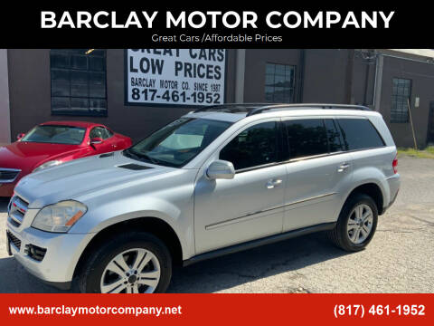 2009 Mercedes-Benz GL-Class for sale at BARCLAY MOTOR COMPANY in Arlington TX