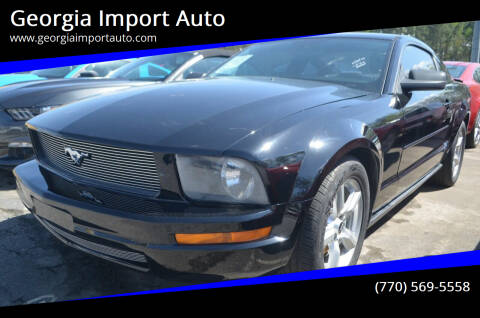 2007 Ford Mustang for sale at Georgia Import Auto in Alpharetta GA
