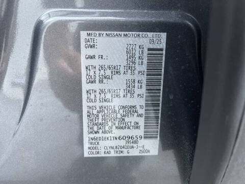 2026 Nissan Frontier SV