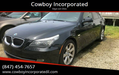 2010 BMW 5 Series for sale at Cowboy Incorporated in Waukegan IL