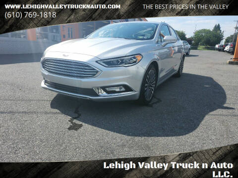 2017 Ford Fusion Hybrid for sale at Lehigh Valley Truck n Auto LLC. in Schnecksville PA