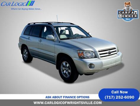 2005 Toyota Highlander for sale at Car Logic of Wrightsville in Wrightsville PA