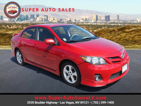 2013 Toyota Corolla for sale at Super Auto Sales in Las Vegas NV