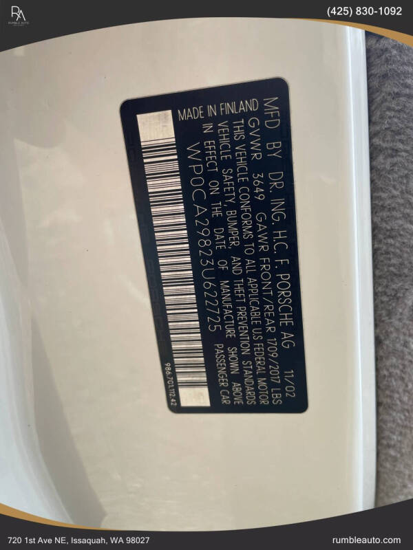 2003 Porsche Boxster