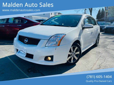 2012 Nissan Sentra for sale at Malden Auto Sales in Malden MA