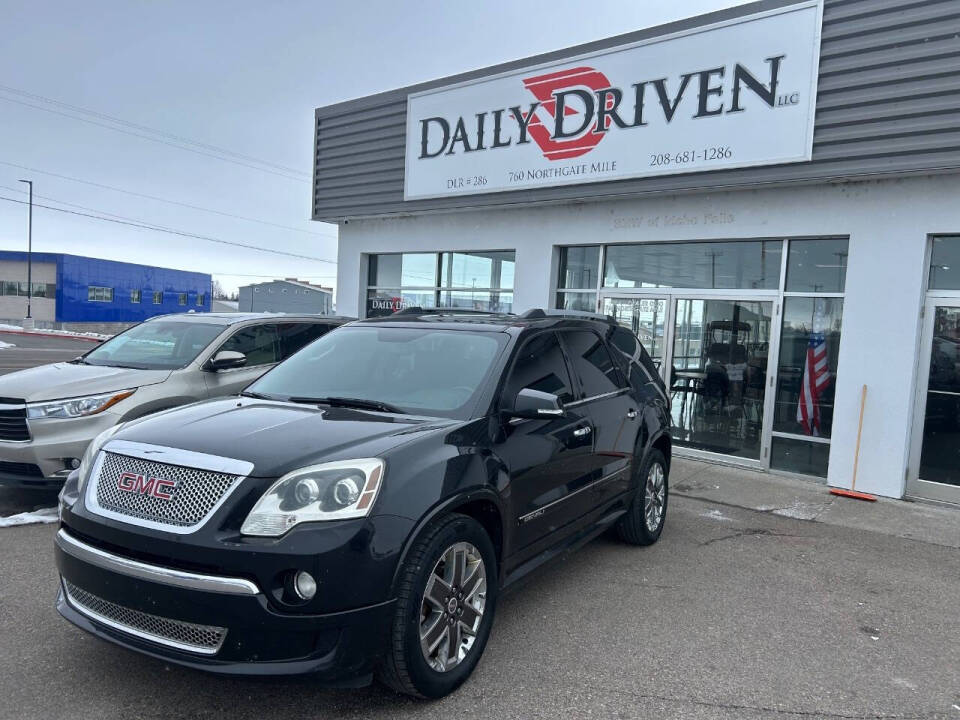 2012 GMC Acadia for sale at Daily Driven LLC in Idaho Falls, ID