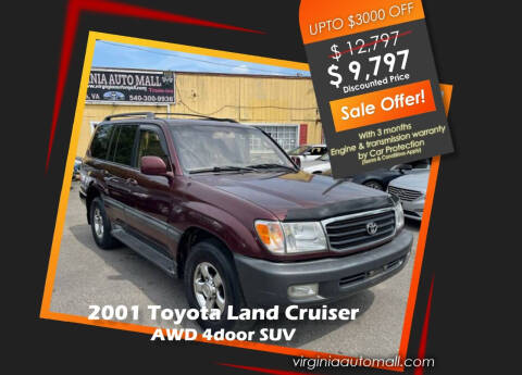 2001 Toyota Land Cruiser for sale at Virginia Auto Mall in Woodford VA