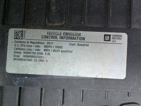 2017 Chevrolet Express LT 2500