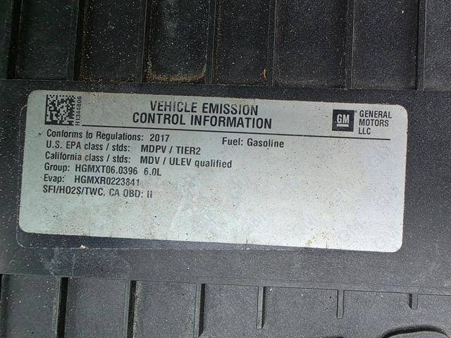 2017 Chevrolet Express LT 2500