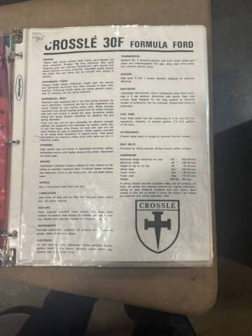 1974 Crossle Model 30F Formula Ford