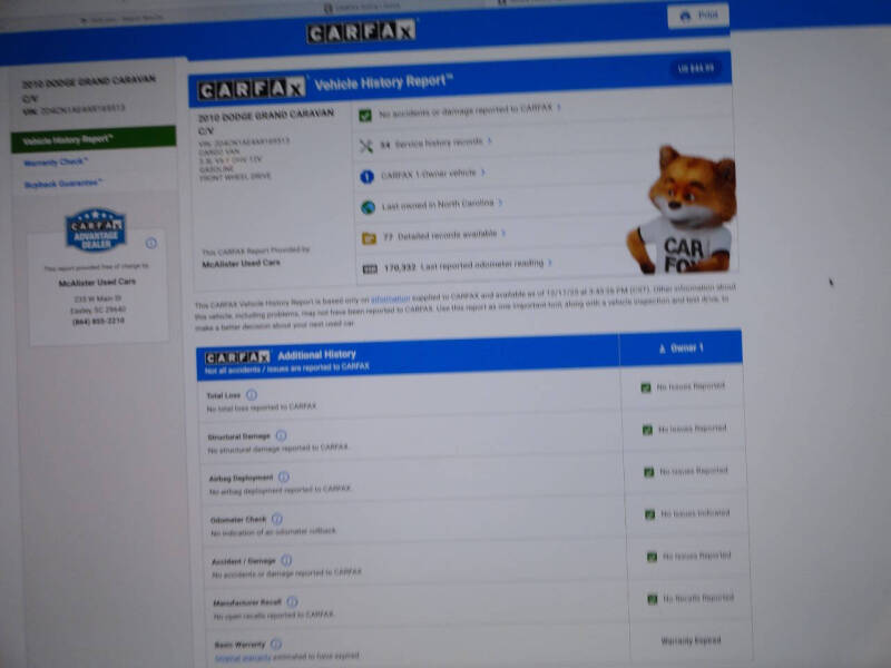 2010 Dodge Grand Caravan C/V