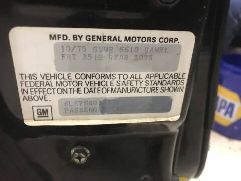 1976 Cadillac Eldorado