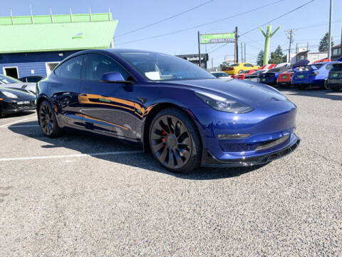 2023 Tesla Model 3 for sale at Sunset Auto Wholesale in Tacoma WA