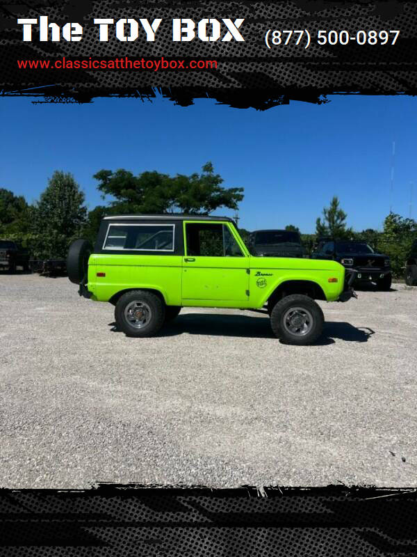 1974 Ford Bronco for sale at The TOY BOX in Poplar Bluff MO