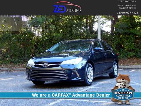 2015 Toyota Camry for sale at Zed Motors in Raleigh NC