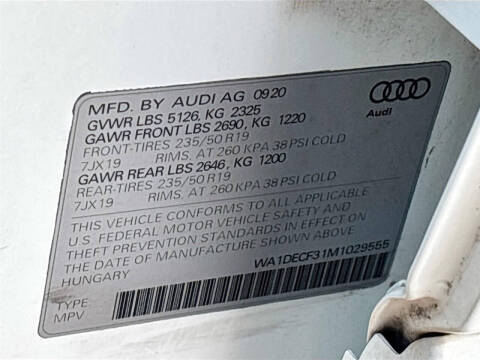 2021 Audi Q3 quattro S line Premium 45 TFSI