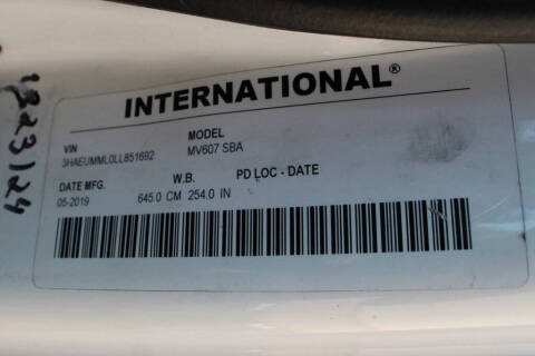2020 International MV607