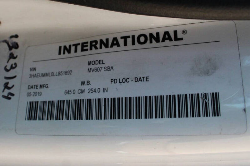 2020 International MV607