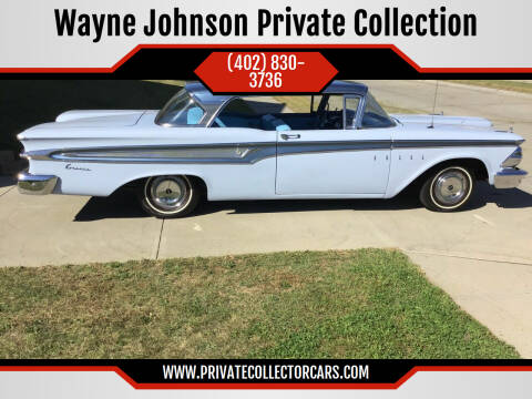 1959 Edsel Corsair for sale at Wayne Johnson Private Collection in Shenandoah IA