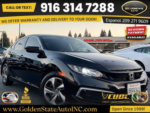 2020 Honda Civic for sale at Golden State Auto Inc. in Rancho Cordova CA