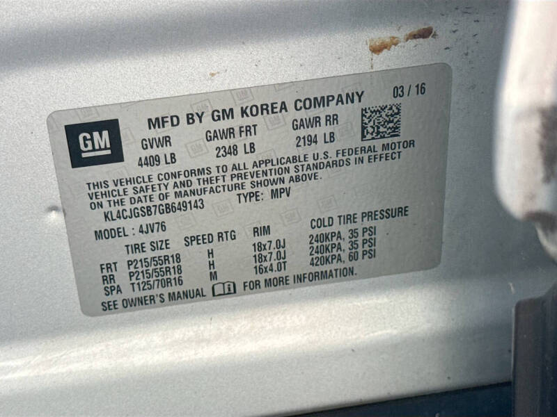 2016 Buick Encore Leather