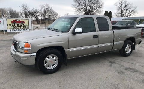 2002 GMC Sierra 1500 for sale at Cordova Motors in Lawrence KS