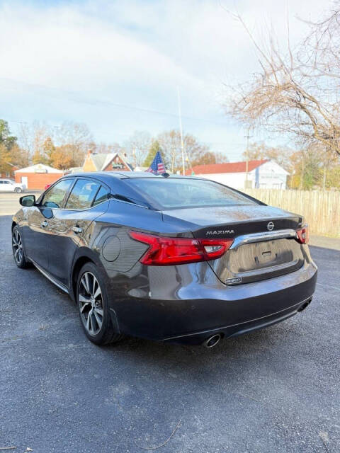 2016 Nissan Maxima for sale at Joes Blvd Auto Sales in Hopewell, VA