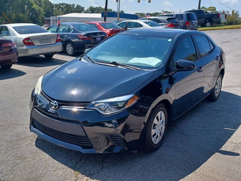 2016 Toyota Corolla for sale at Family First Auto in Spartanburg SC