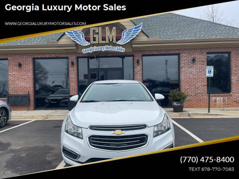 2016 Chevrolet Cruze Limited for sale at Georgia Luxury Motor Sales in Cumming GA