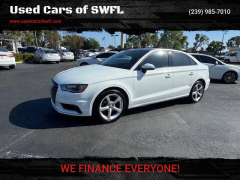 2016 Audi A3 for sale at Used Cars of SWFL in Fort Myers FL