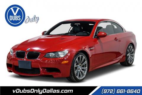 2011 BMW M3 for sale at VDUBS ONLY in Dallas TX