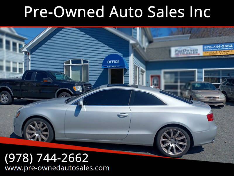 2011 Audi A5 for sale at Pre-Owned Auto Sales Inc in Salem MA