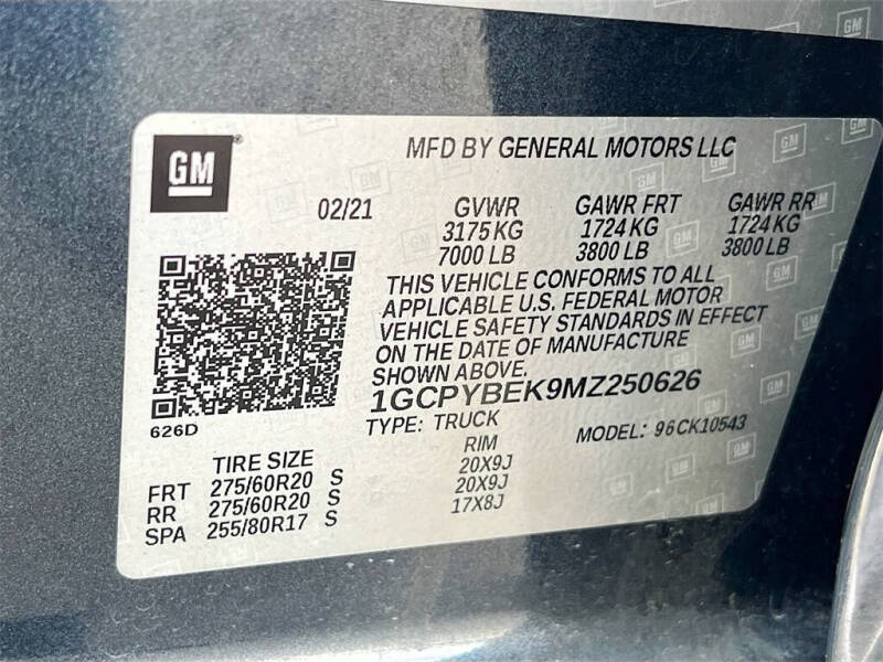 2021 Chevrolet Silverado 1500