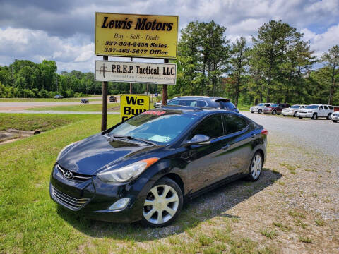 2013 Hyundai Elantra for sale at Lewis Motors LLC in Deridder LA