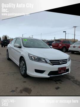 2014 Honda Accord for sale at Quality Auto City Inc. in Laramie WY