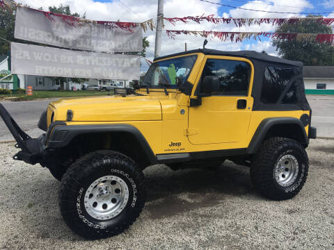 2005 Jeep Wrangler for sale at Antique Motors in Plymouth IN