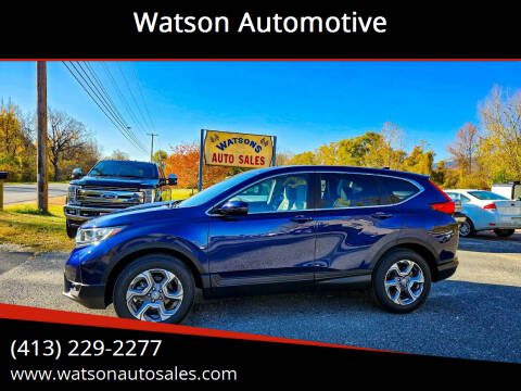 2018 Honda CR-V for sale at Watson Automotive in Sheffield MA