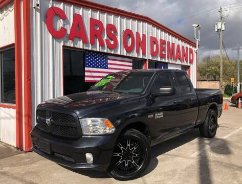 2015 RAM Ram Pickup 1500 for sale at Cars On Demand 2 in Pasadena TX