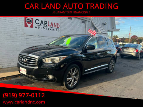 2014 Infiniti QX60 for sale at CAR LAND  AUTO TRADING in Raleigh NC