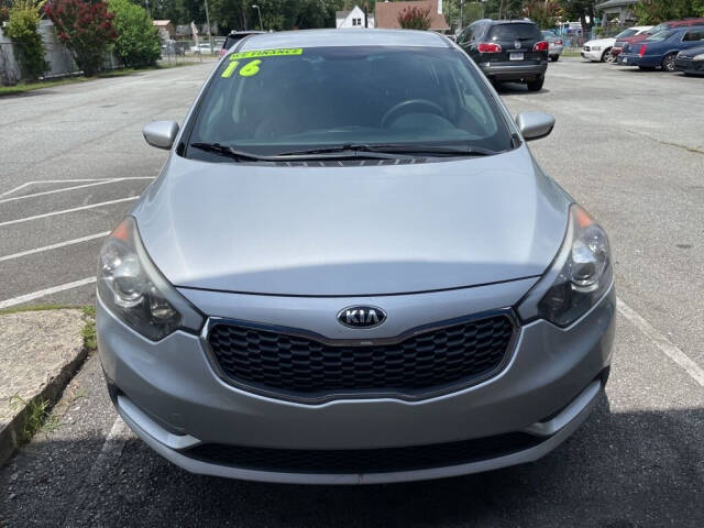 2016 Kia Forte for sale at Paragon Auto Sales & Service, INC. in Greensboro, NC