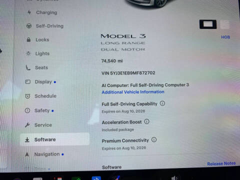 2021 Tesla Model 3 Long Range