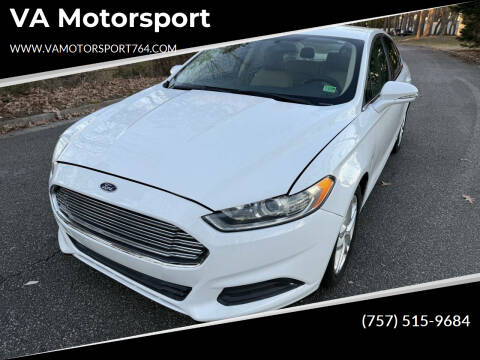 2015 Ford Fusion for sale at VA Motorsport in Chesapeake VA