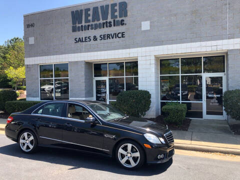 2010 Mercedes-Benz E-Class for sale at Weaver Motorsports Inc in Cary NC