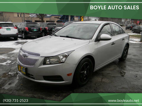 2014 Chevrolet Cruze for sale at Boyle Auto Sales in Appleton WI