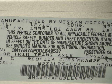 2013 Nissan Sentra SV